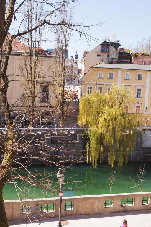 Julija&Robert'S Riverview Apartments And Rooms Ljubljana Bagian luar foto